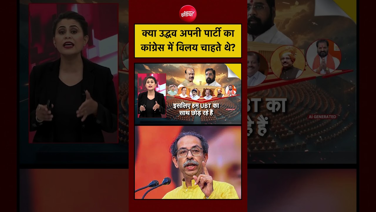 Uddhav Thackeray | Maharashtra Politics | कांग्रेस में विलय चाहते थे? #shorts