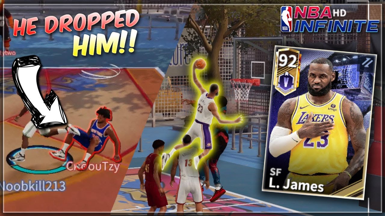 92 PRIME LEBRON DROPPED HIM!! NBA INFINITE GAMEPLAY LEBRON IS INSANE 🤯 CRAZY ENDING!!