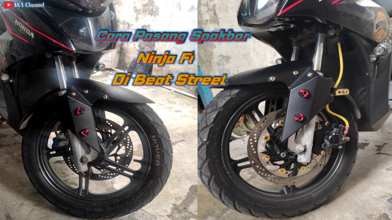 Cara Pasang Spakbor Ninja Fi di Beat street