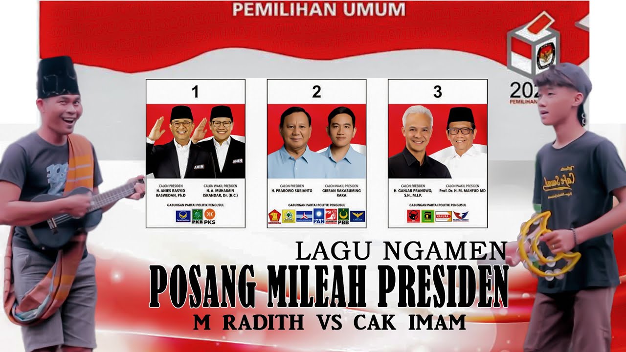 LAGU NGAMEN 10 -PANTUN MADURA- POSANG MILEAH PRESIDEN - CAK IMAM & M RADITH (Official Music Video)
