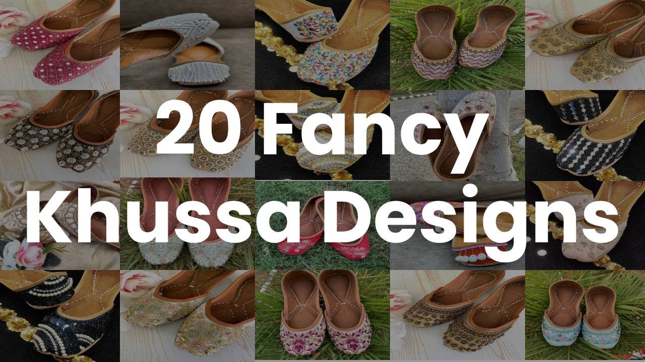 20 Fancy Khussa Designs ,Latest Wedding Wear Khussa Designs, New Formal Khussa Design, Trendy Khussa