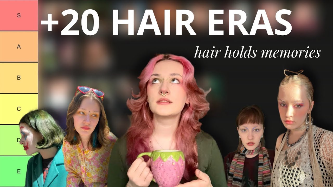 Tierlista WSZYSTKICH moich hair era✍️