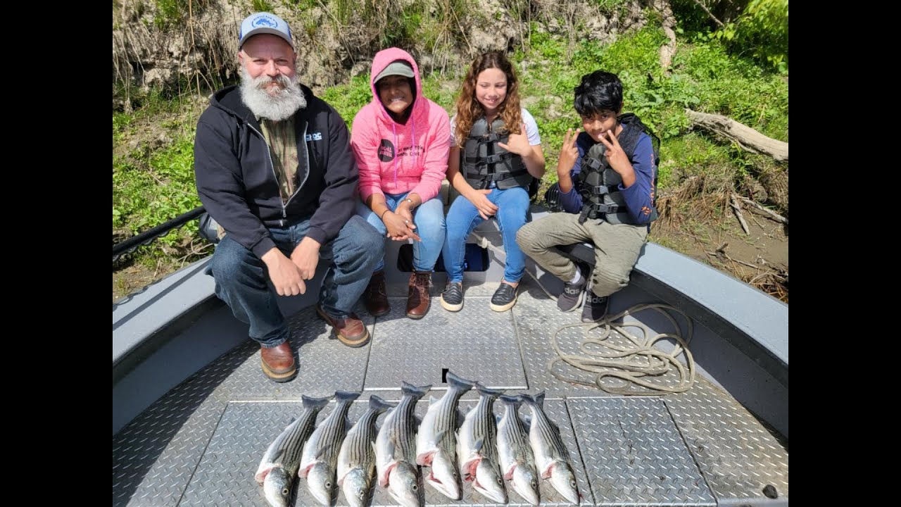 First Striper Trip of 2022 on the Sacramento River