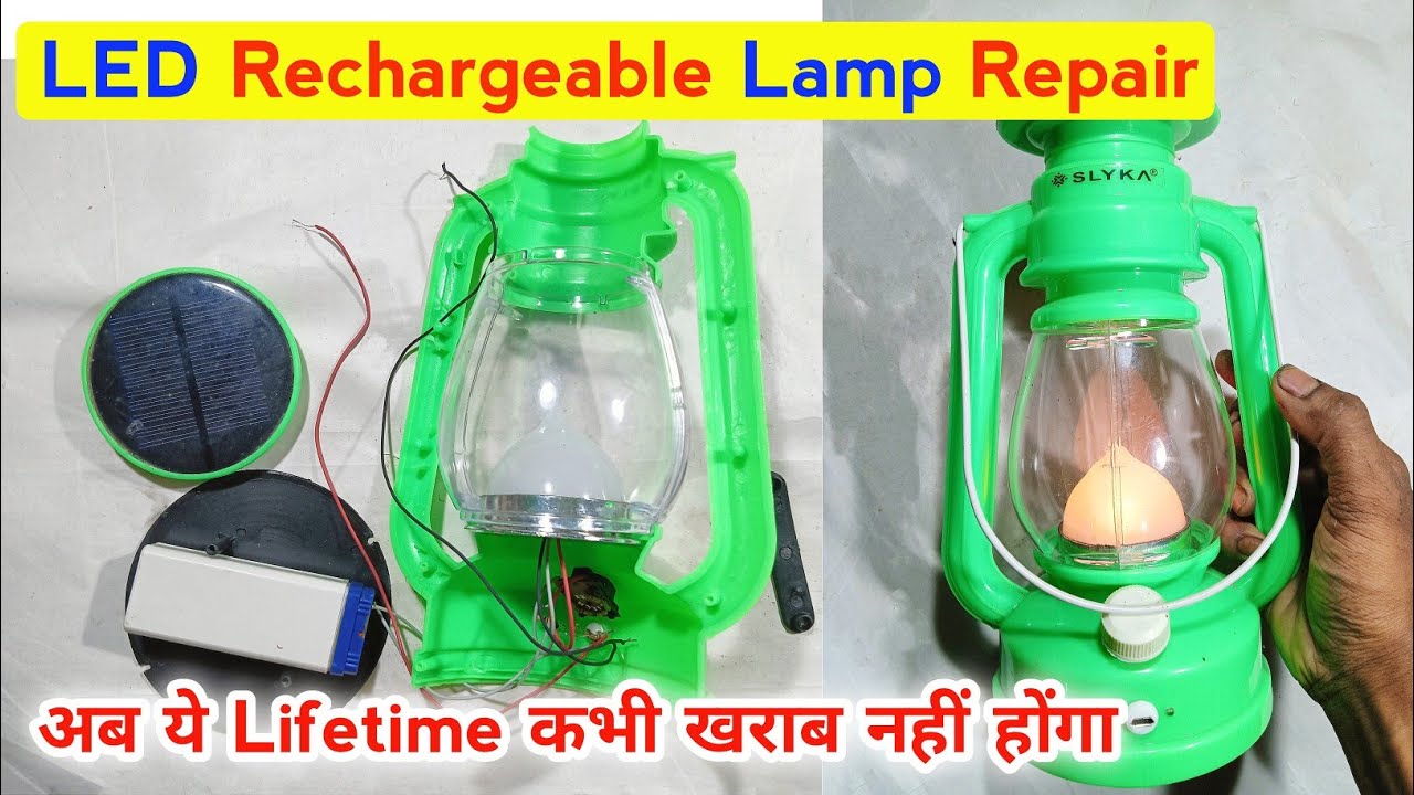 Led Lamp Light Repair | Rechargeable Solar Lamp Repair