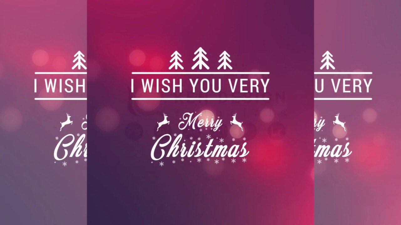 Photoshop Tutorial - Merry Christmas Poster Design