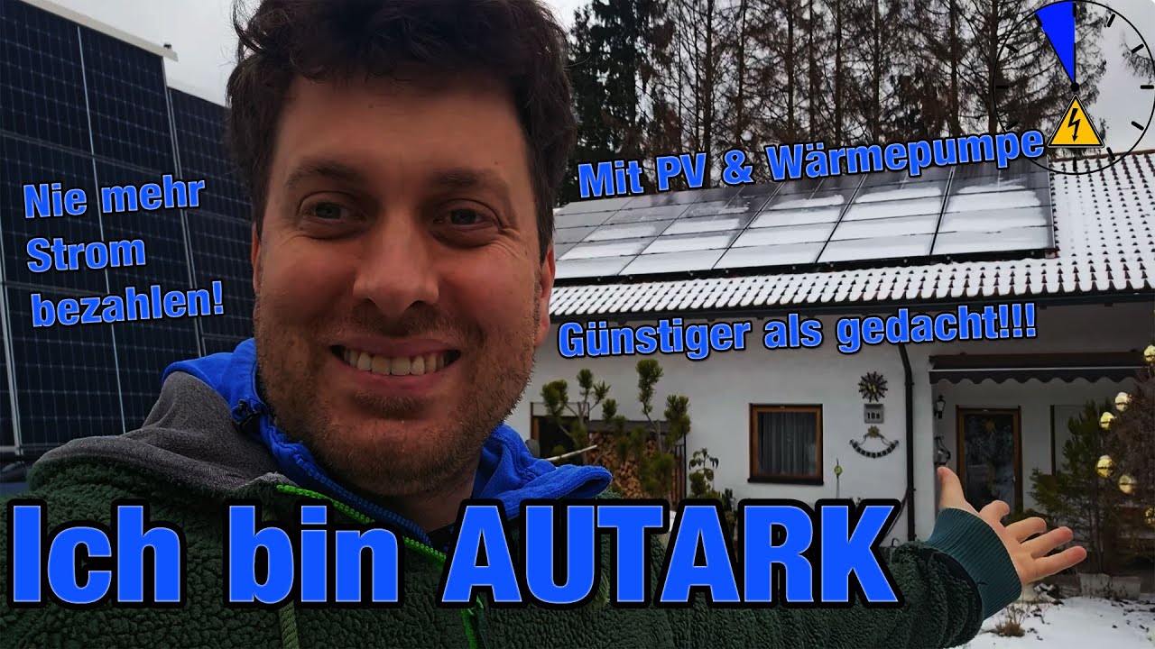 Mein Haus ist AUTARK - Altbau 1984 - OHNE D&auml;mmung mit W&auml;rmepumpe und PV
