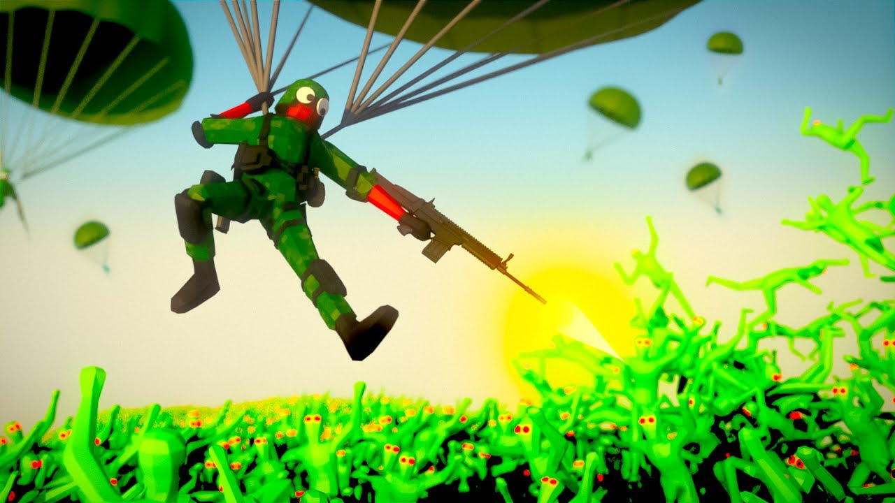 We Added PARATROOPERS To Stop the Zombie Apocalypse in TABS