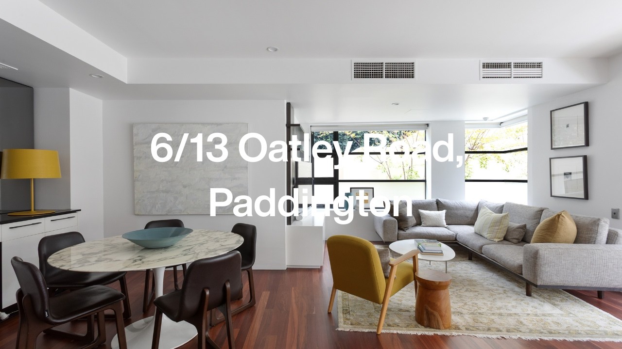 6/13 Oatley Road, Paddington