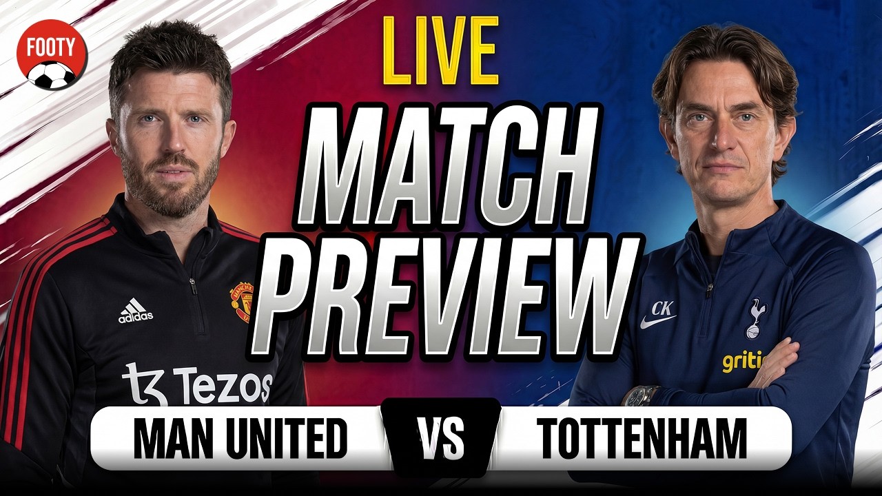 4 IN A ROW for Carrick?! Man United vs Tottenham | Live Preview