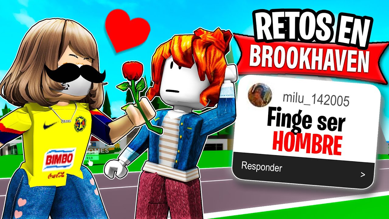 Fingí SER HOMBRE en BROOKHAVEN  😳 | ROBLOX