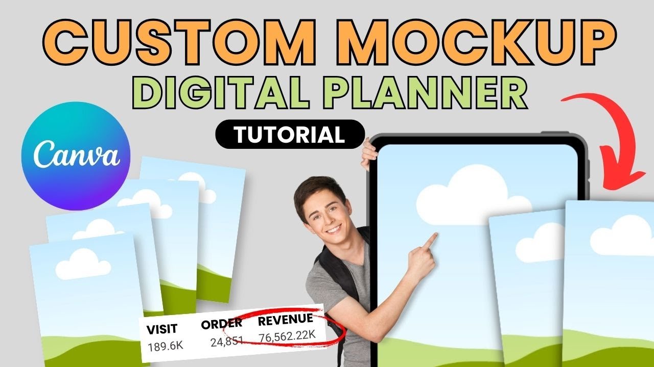 How to Create Custom Mockups in Canva (FREE METHOD)