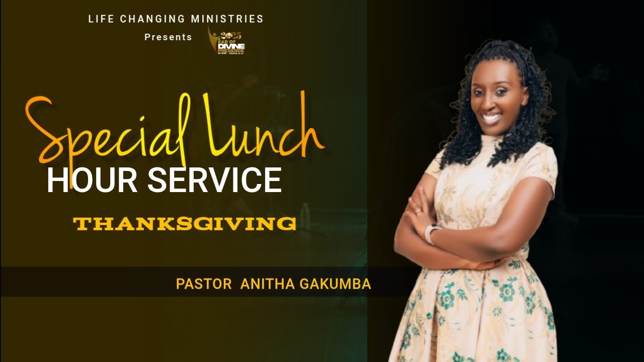 LUNCH HOUR //OVERTAKING SEASON//THANKSGIVING WITH  Pr. ANITHA GAKUMBA  24/12/2025