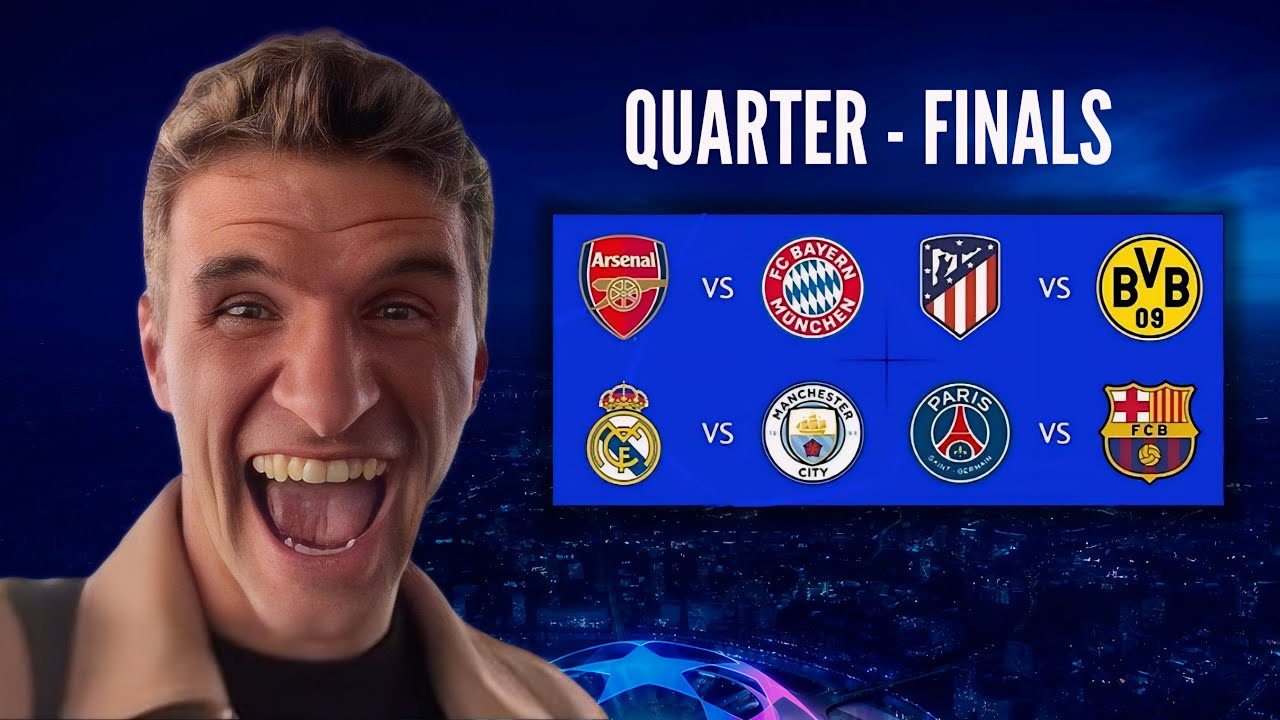 MULLER PREDICTS THE UCL QUARTER FINALS