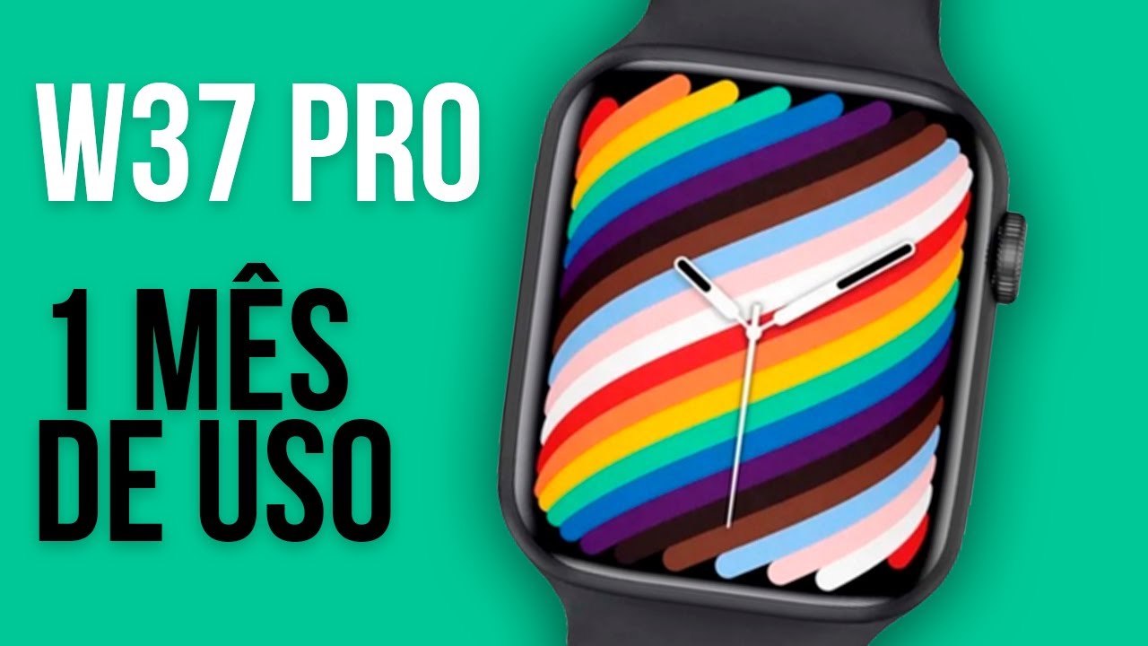 Smartwatch IWO W37 PRO - 1 MÊS DE USO - Valeu a pena?
