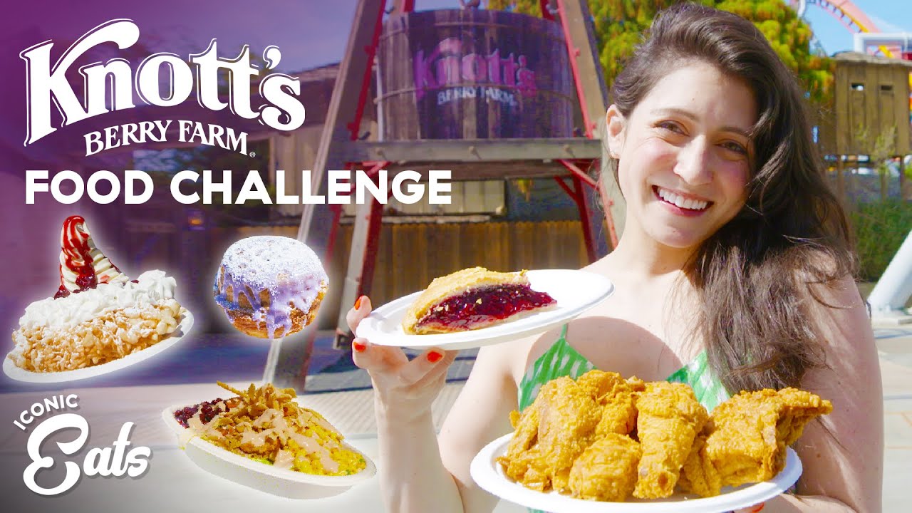 Ultimate Knott's Berry Farm Challenge: Trying All Of The Boysenberry Treats