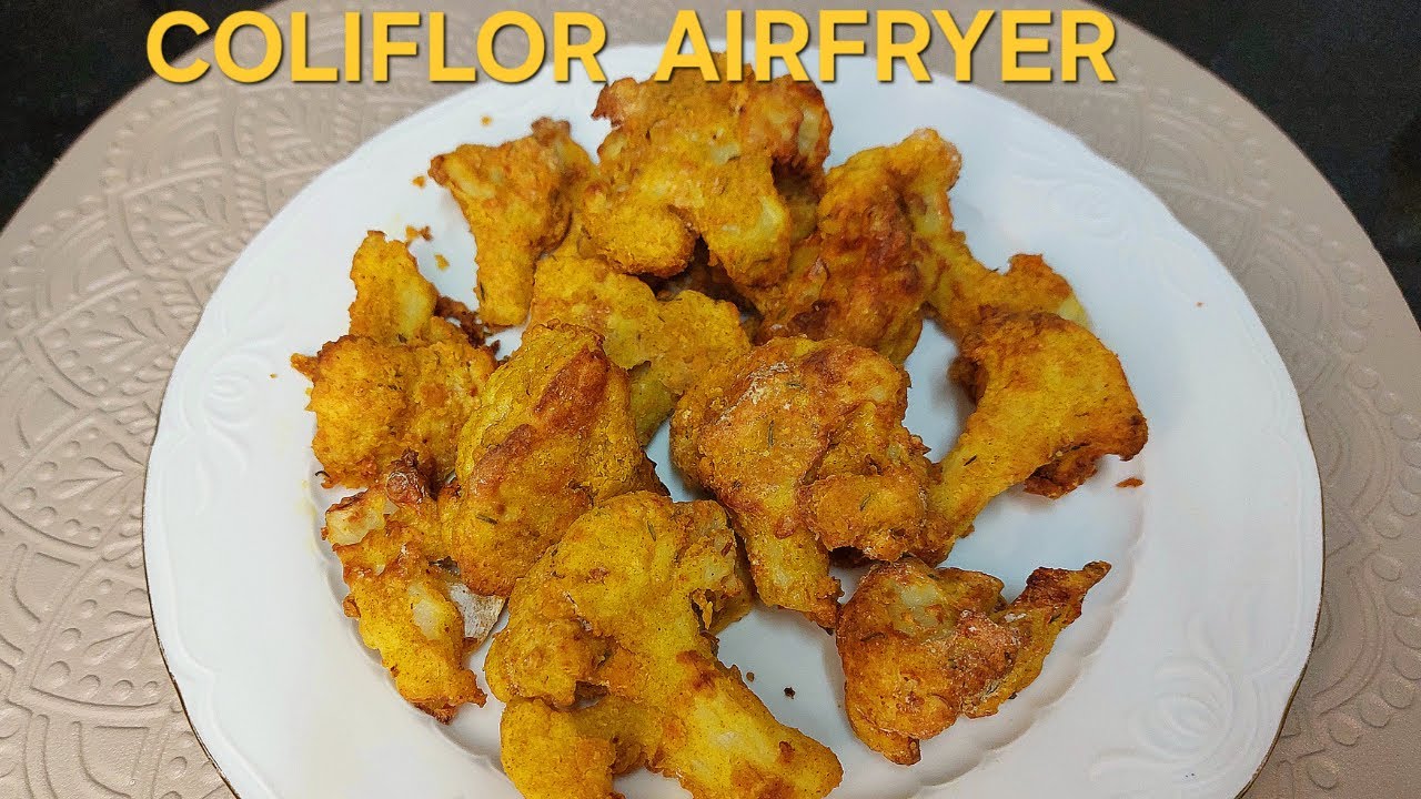 COLIFLOR REBOZADA EN FREIDORA DE AIRE, Crujientes y Deliciosas,  #cosori  #airfryer