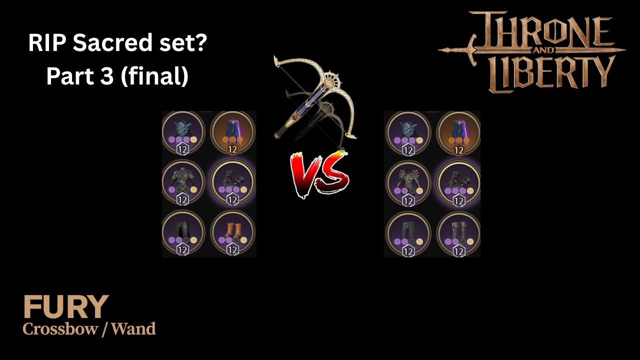 Sacred vs Void, now with Akman! Throne and Liberty - Fury (Crossbow / Wand)