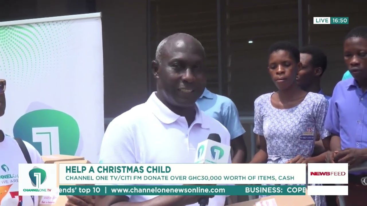 Help a Christmas Child: Channel One TV & Citi FM Donate Over GH₵30,000 Worth of Items and Cash
