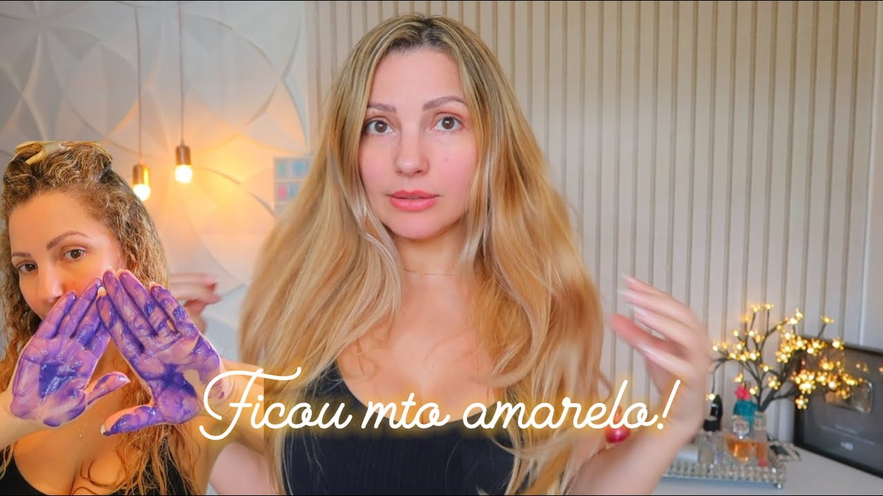 MATIZANDO O CABELO  {loiro amarelo} 