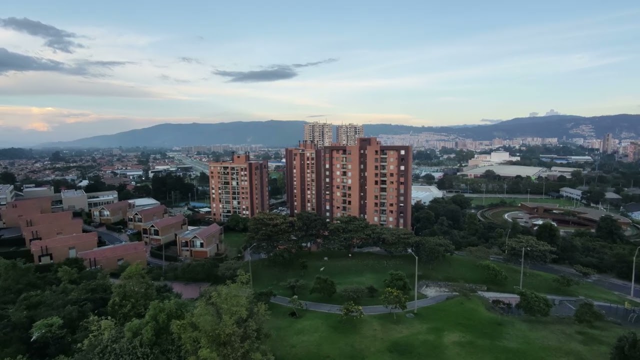 Northern Bogota Colombia 8k drone