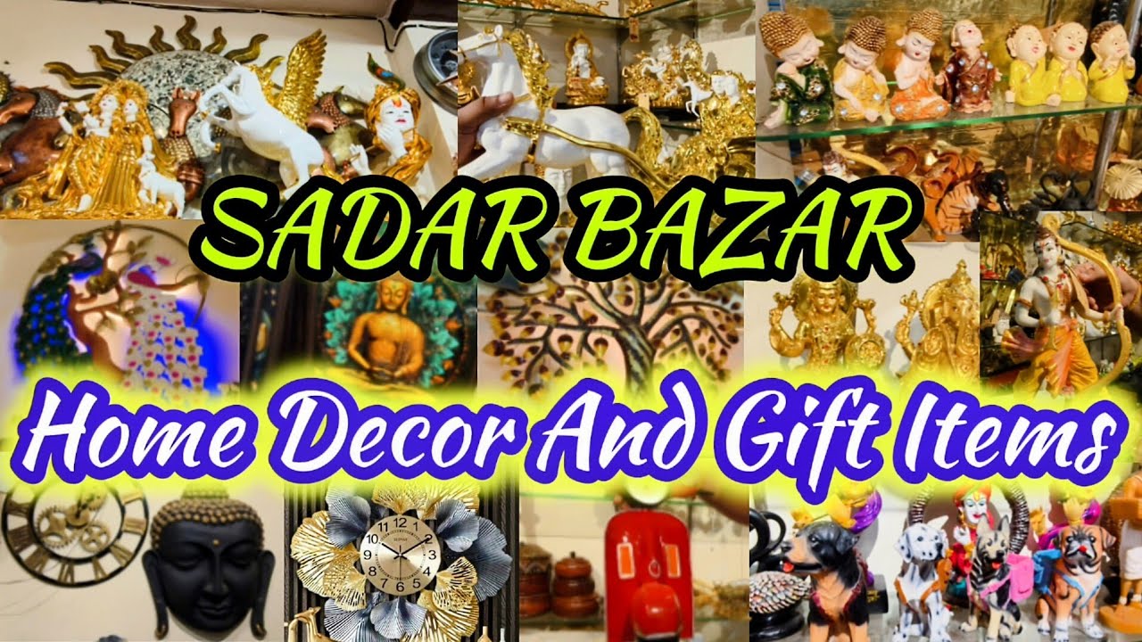 1 पीस होलसेल रेट में लो🤩ll SADAR BAZAR HOME DECOR GIFT ITEM METAL ART || SADAR BAZAR DELHI WHOLESALE