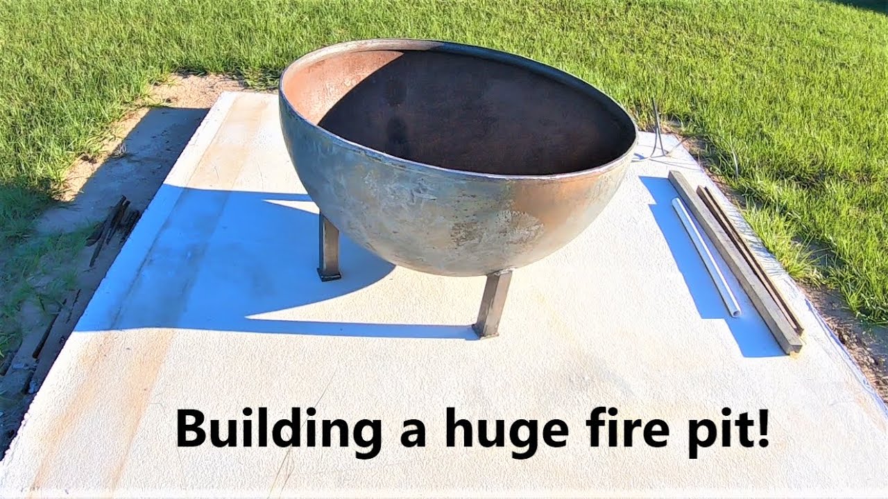 #199 Building a HUGE fire pit for a viewer! Plus a new tool review