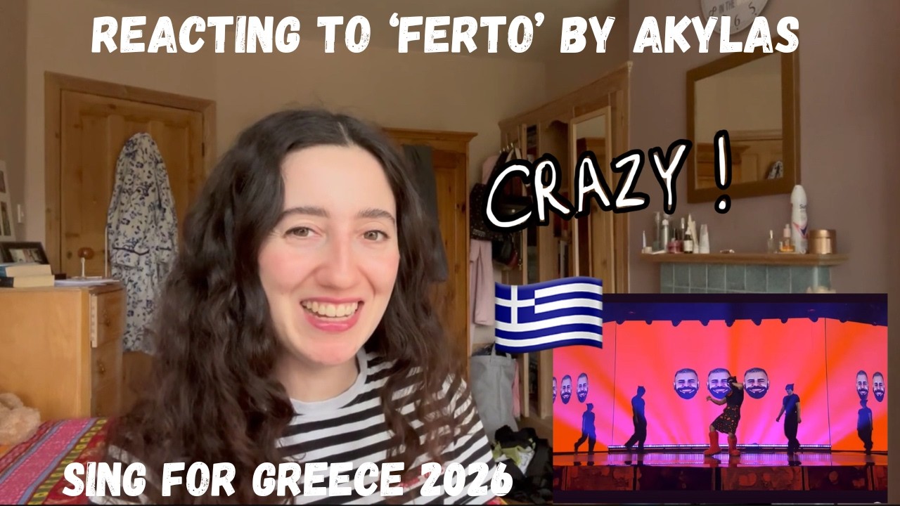 GREECE ‘SING FOR GREECE’ 2026 - REACTING TO ‘FERTO’ BY AKYLAS (GREEK WINNER 🇬🇷)