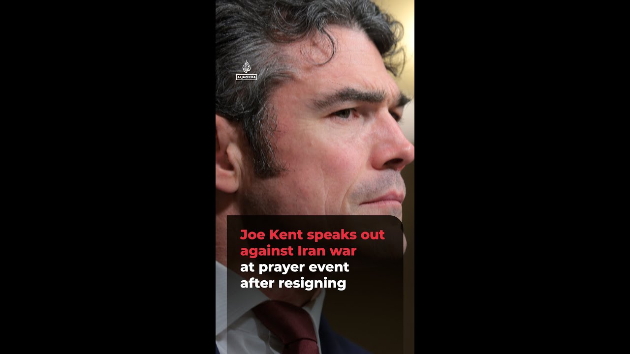 Joe Kent speaks out against Iran war at prayer event after resigning | #ajshorts