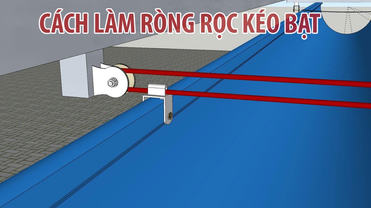 [HUNGCUONG-AUTO] Video mô phỏng cách làm ròng rọc kéo bạt xếp di động, rất chi tiết ai cũng hiểu.
