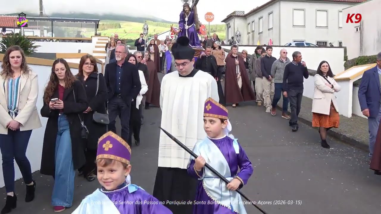 Procissão do Senhor dos Passos na Paróquia de Santa Bárbara-Ilha Terceiera-Açores (2026-03-15)