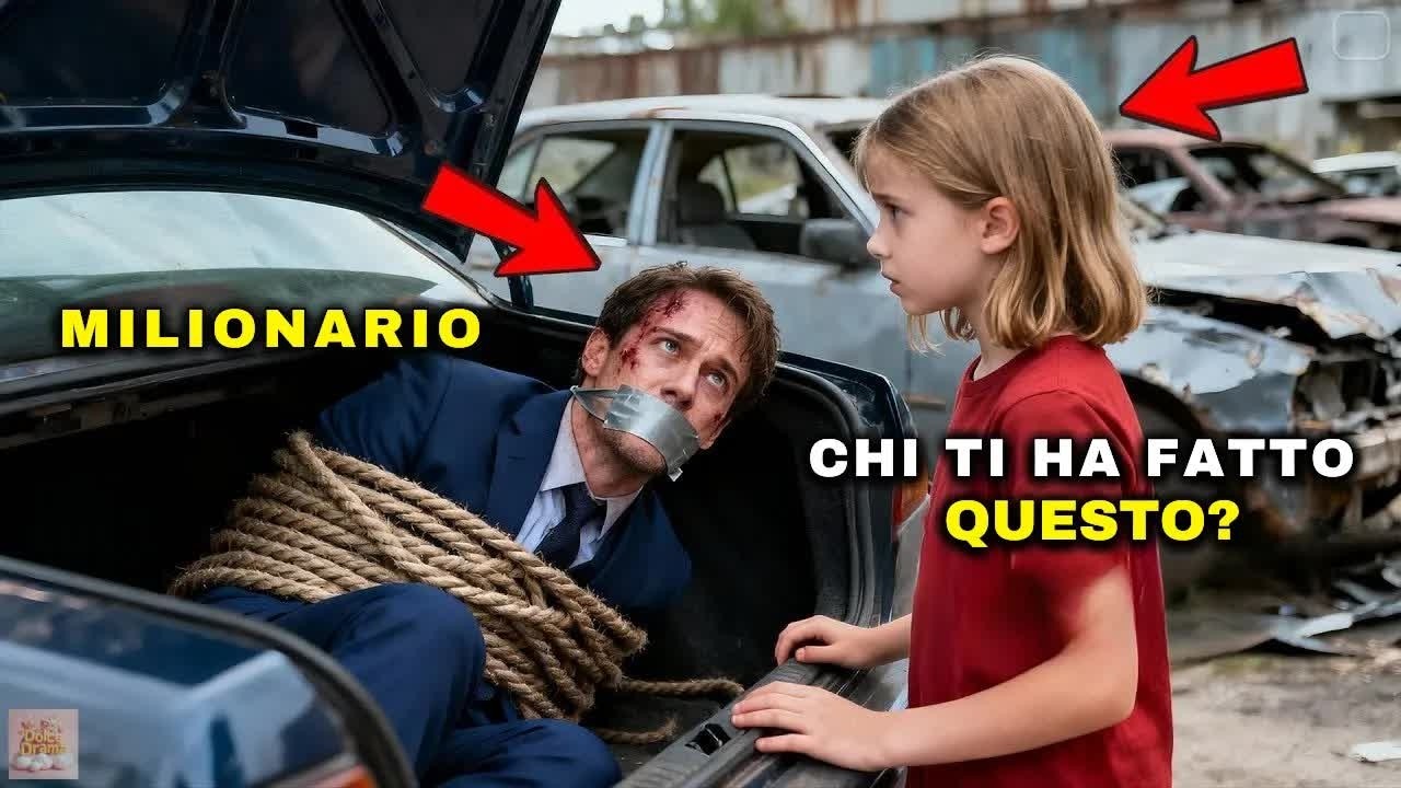 Una povera ragazza scopre un uomo chiuso in un bagagliaio  Ciò che fa dopo stupisce tutti !