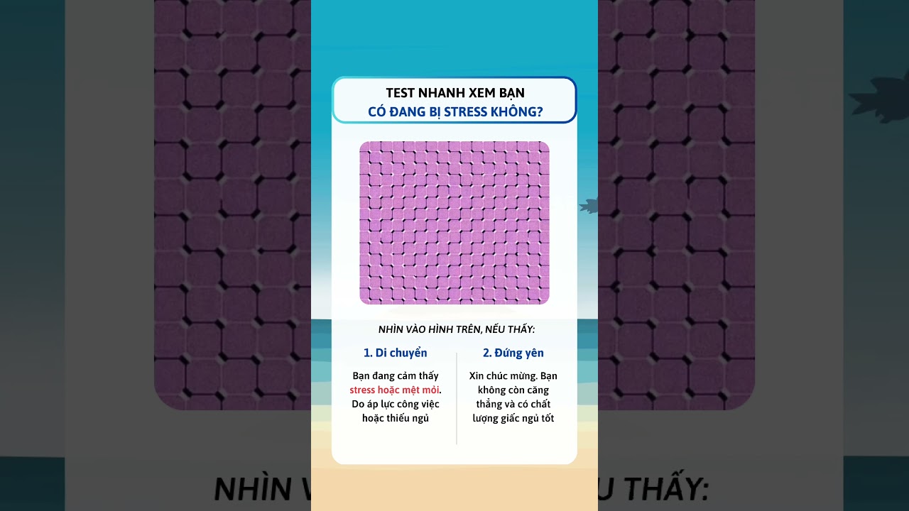 Test nhanh xem bạn c&oacute; bị stress kh&ocirc;ng #stress #cangthang #suckhoe #moingay