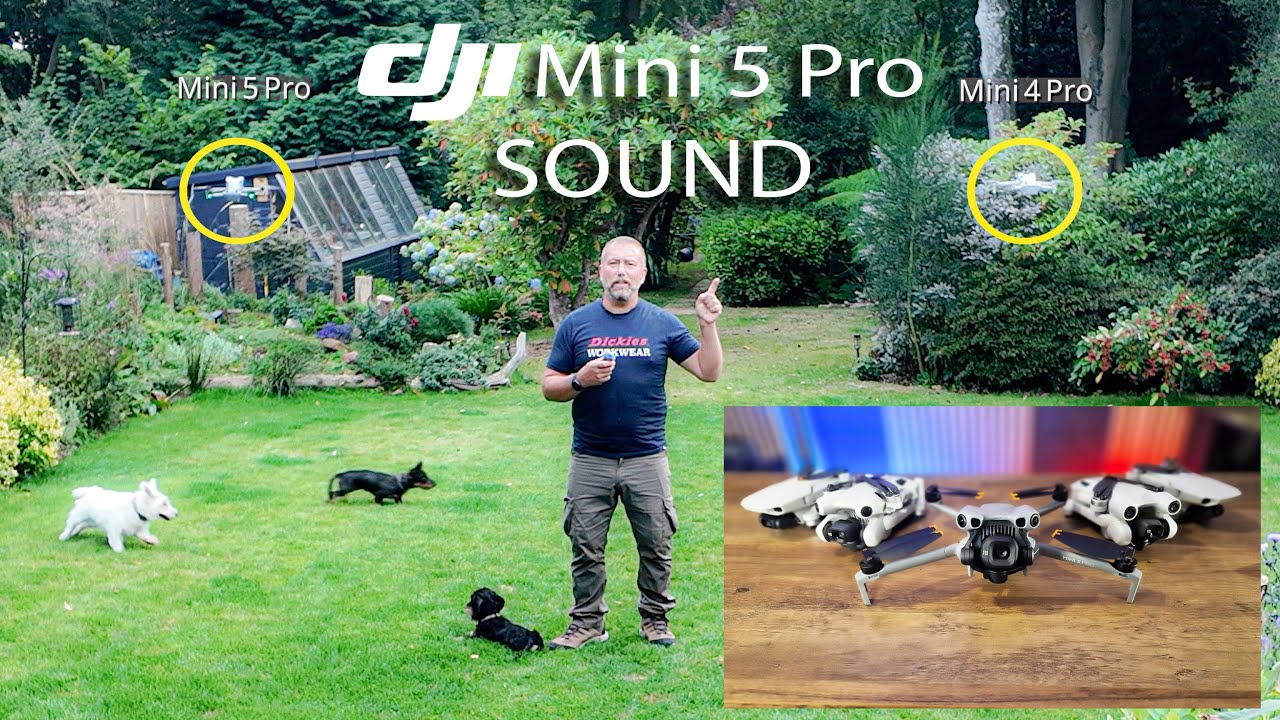 DJI Mini 5 Pro:  Quick Side-by-Side Sound Comparison Test with the Mini 4 Pro