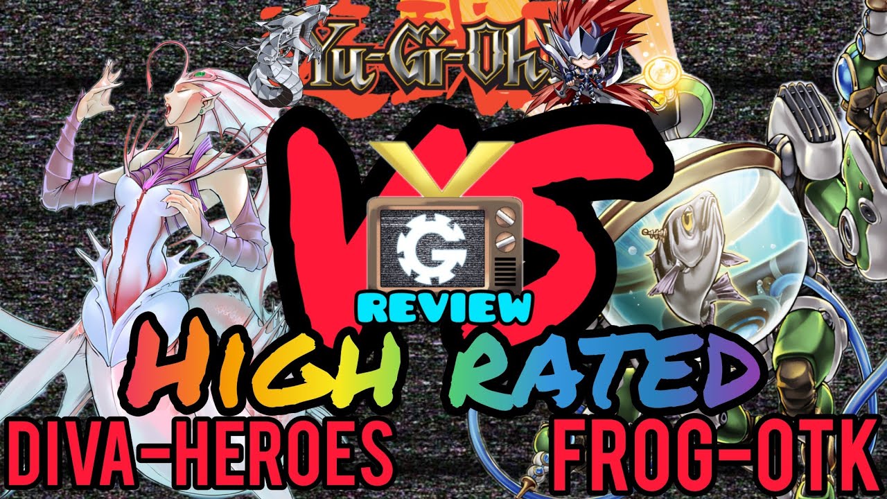 Dueling Book High Rated | Frog OTK VS Diva Heroes Match Duel Review | Yu-Gi-Oh! TCG Edison Format