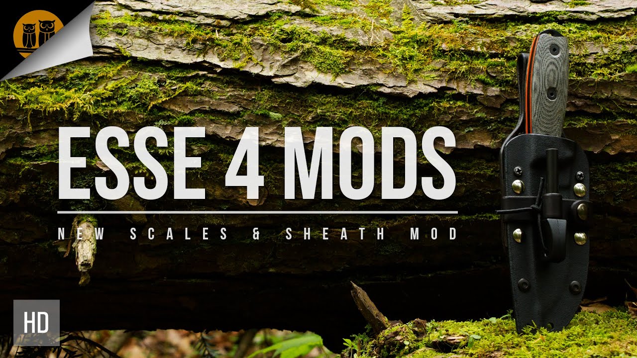 ESEE 4 Knife & Sheath Mods | Survival Knife Upgrades