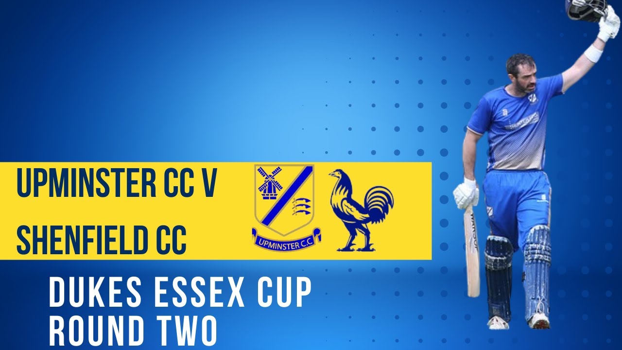 UPMINSTER CC V SHENFIELD CC- JJ SMUTS STARS IN CUP VICTORY