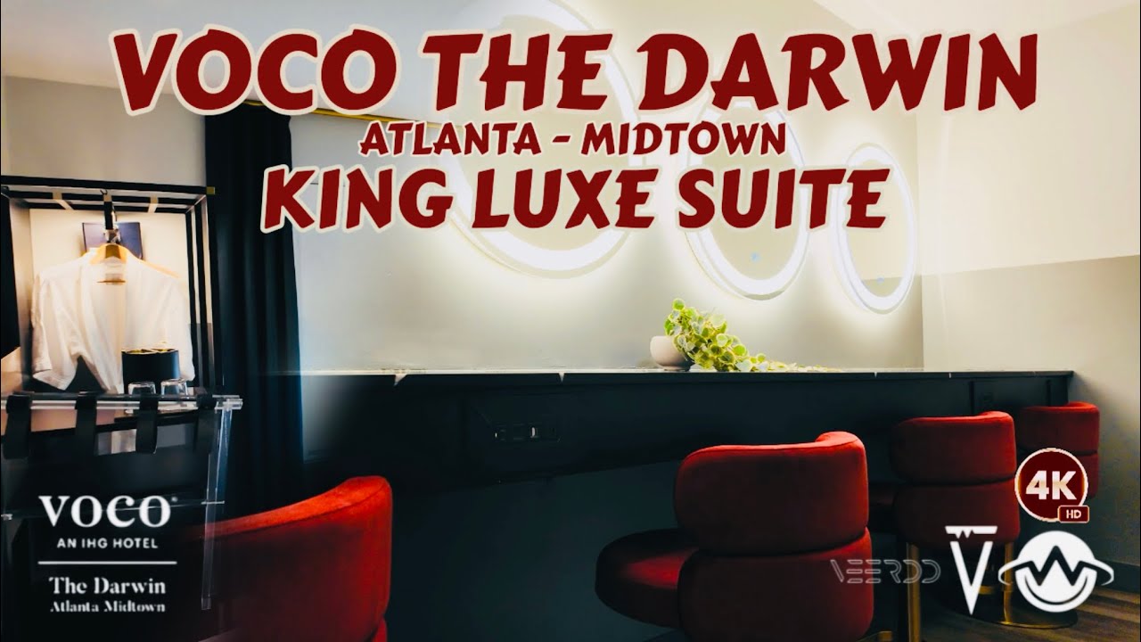 This King Luxe Suite at Voco The Darwin Atlanta Midtown has class!