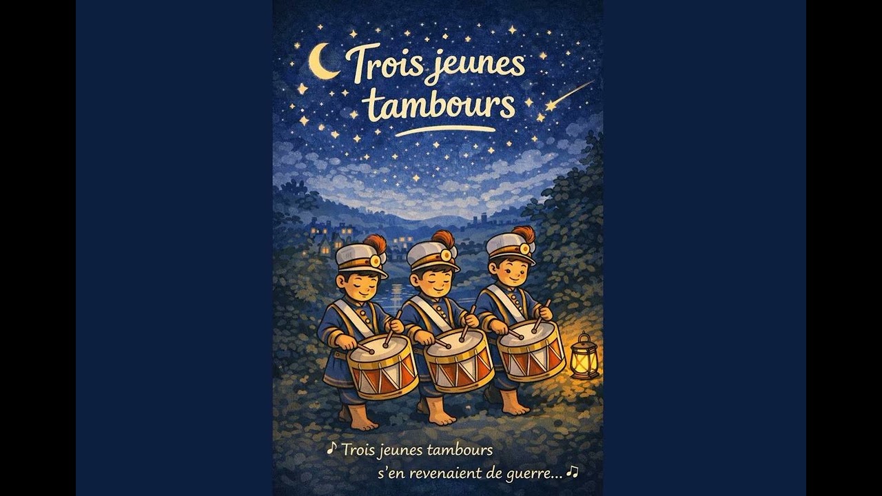 TROIS JEUNES TAMBOURS - Les Petits Refrains Perdus