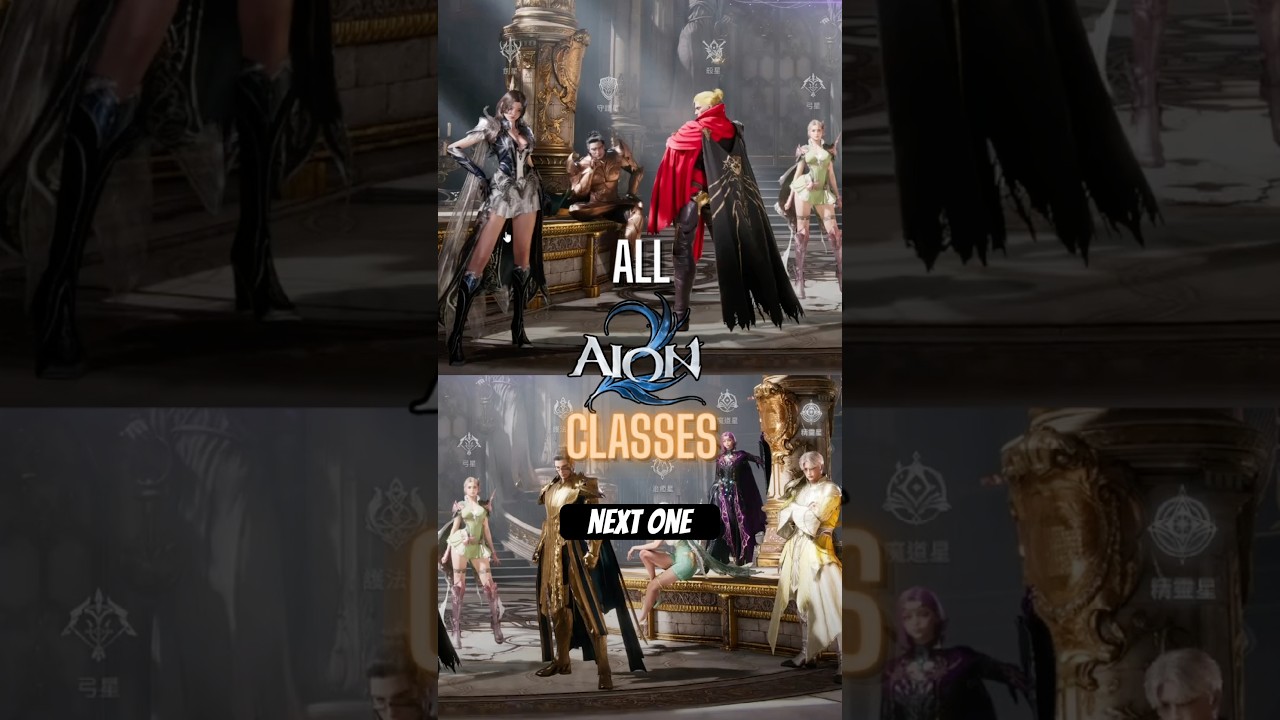 Все классы Aion 2 ⚔️ 🪽 Кого вы будете мейнить? #Aion2 #mmorpg #AllClasses #NewMMO #nextgenmmo