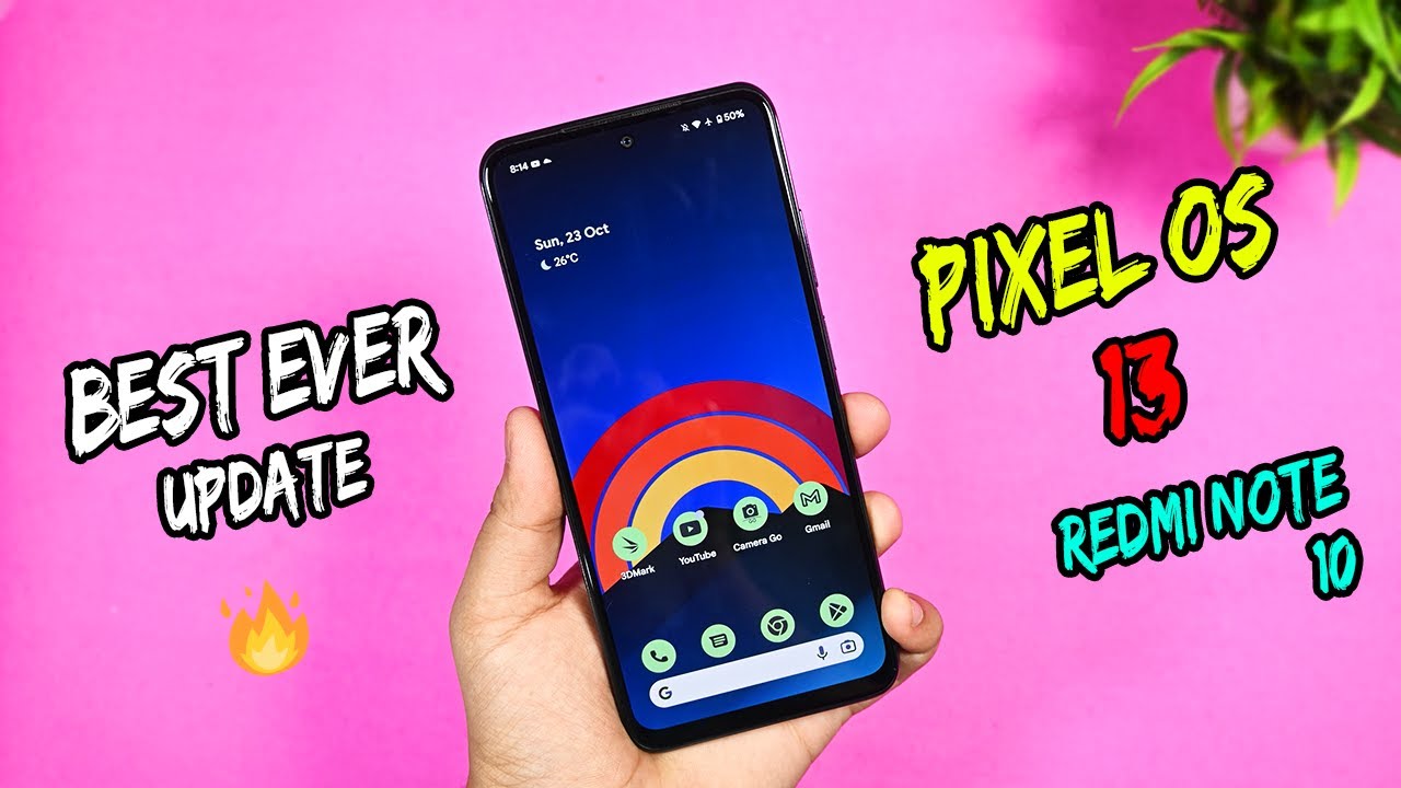 ⚡ First Stable build of Pixel os 13 for Redmi note 10 🔥