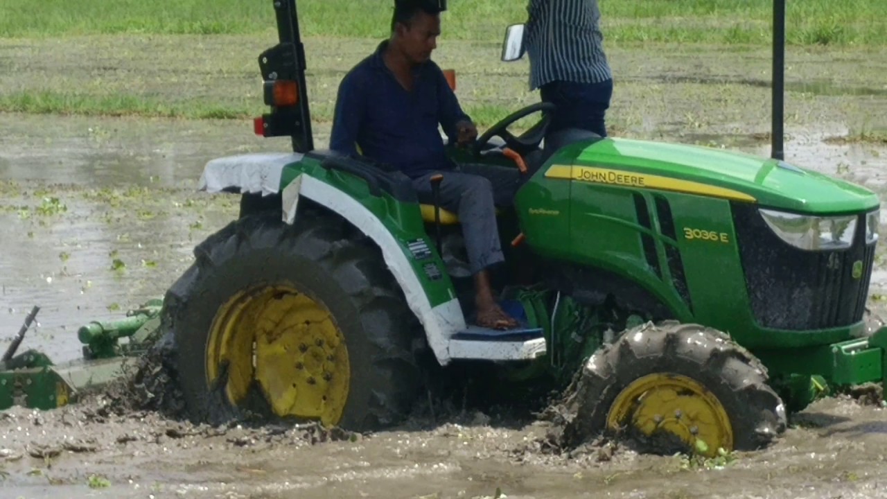 John Deere 3036E Demo  Bangladesh  Lalmonirhat  Energypac  Part  1