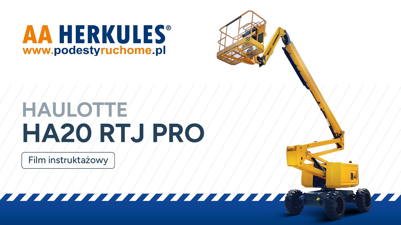 Haulotte HA20 RTJ PRO - Film instruktażowy | AA HERKULES