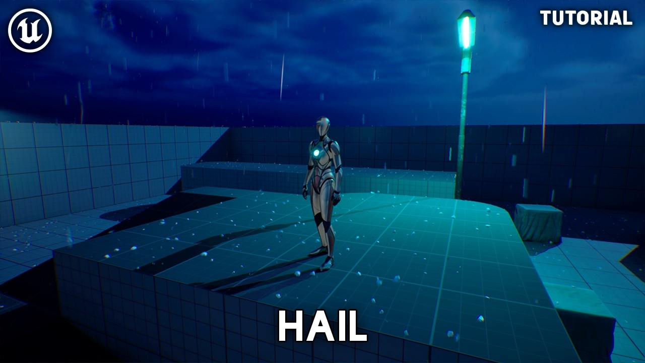 How to make hail in Unreal Engine 5