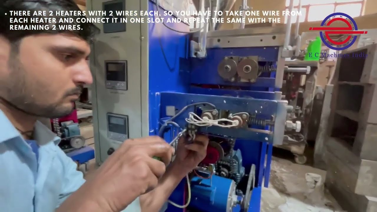 HOW TO CHANGE SEALER HEATER IN A FFS MECHANICAL MACHINE
