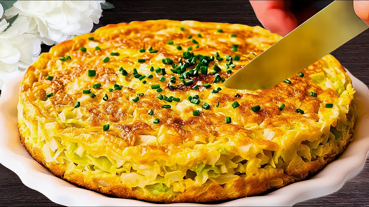 Kohl und 3 Eier! So leckeren Kohl habe ich noch nie gegessen! Einfaches Rezept.