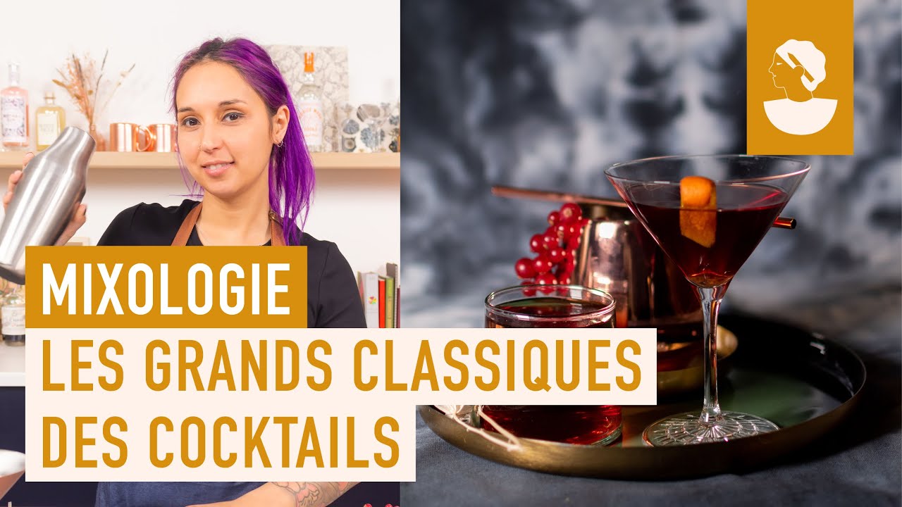 Mixologie : les grands classiques des cocktails
