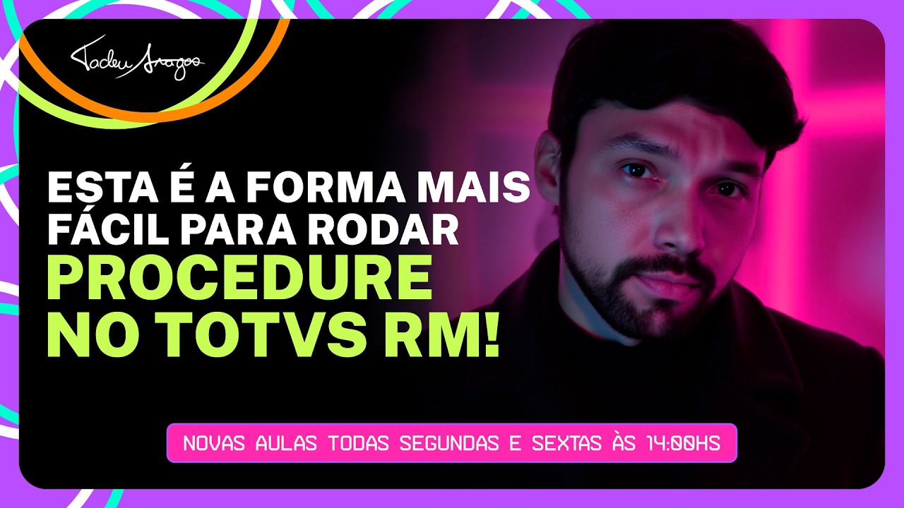 Como rodar uma procedure no TOTVS RM (o jeito mais fácil)