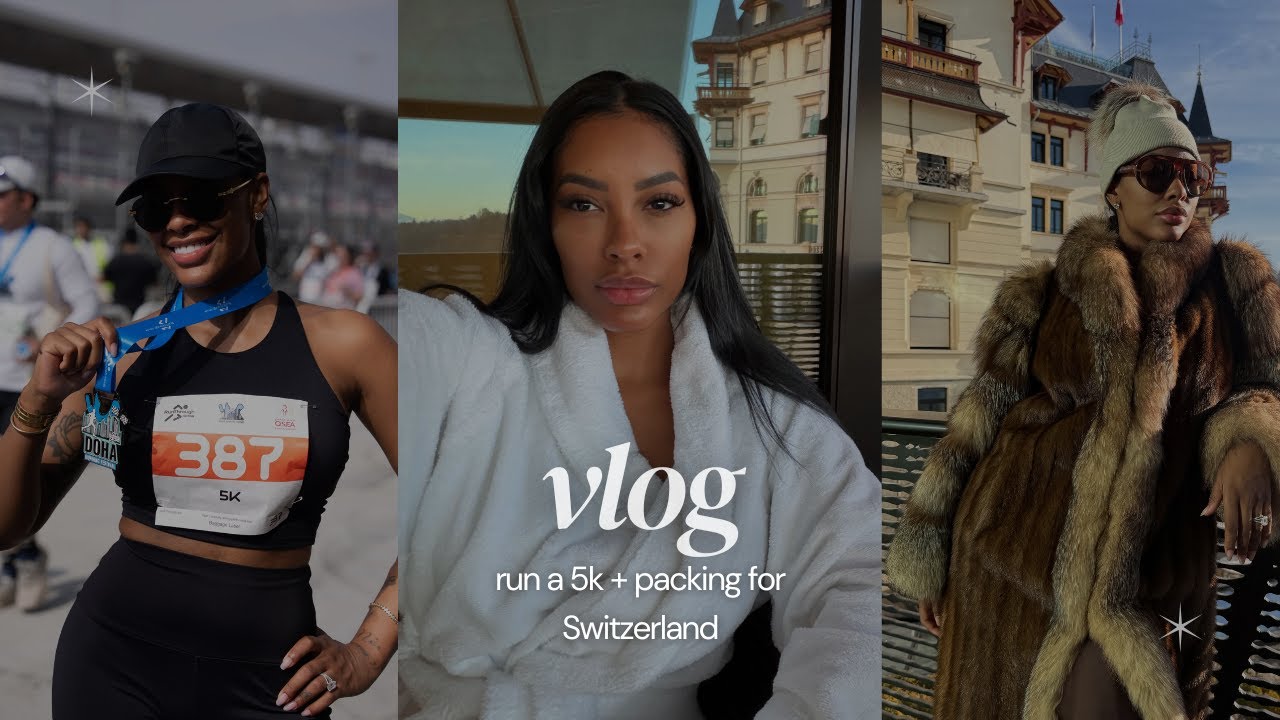 VLOG | RUNNING MY FIRST 5K WITH NO TRAINING | PACKING FOR SWITZERLAND