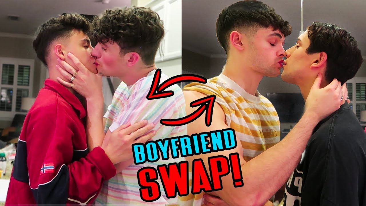 SWITCHING BOYFRIENDS FOR 24 HOURS w/ Nick Toteda and Anthony Cushion