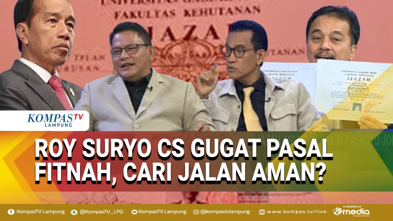 Panas! Debat Refly Harun & Pengacara Jokowi, Roy Suryo Cs Gugat Pasal Fitnah